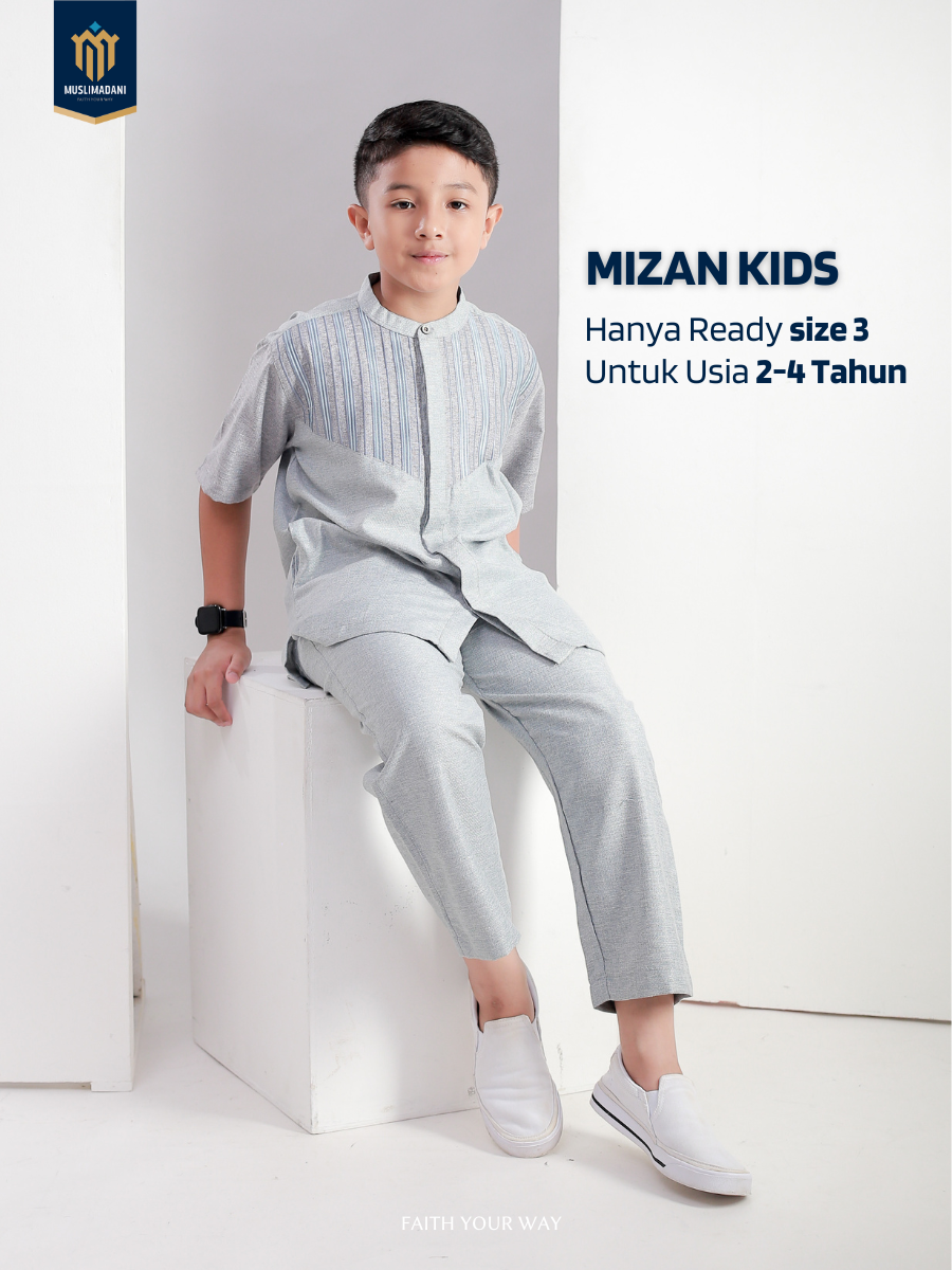 koko anak setelan mizan kids