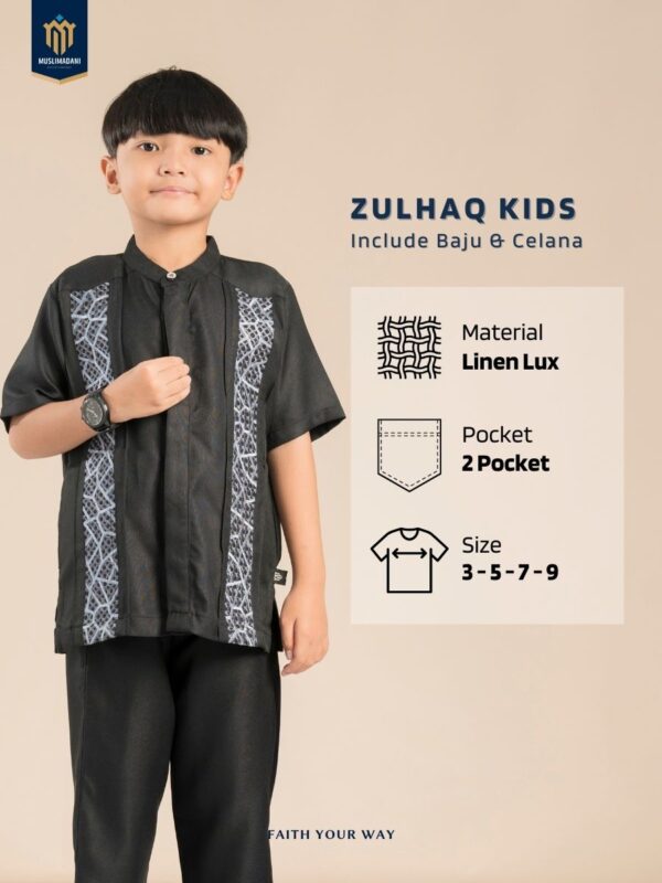 koko anak setelan zulhaq kids