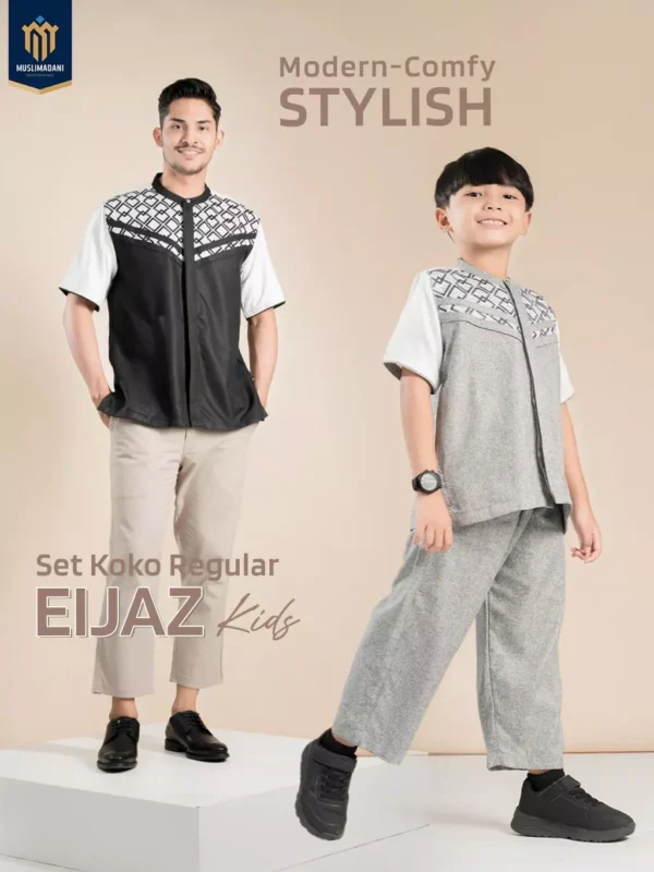 setelan baju koko eijaz kids